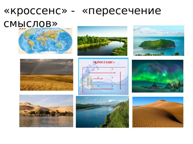 «кроссенс» - «пересечение смыслов» 
