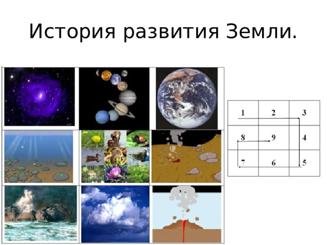 История развития Земли. 