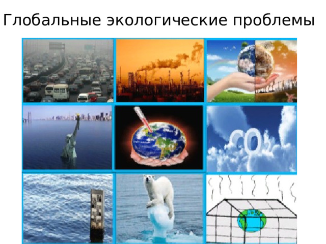 Глобальные экологические проблемы 