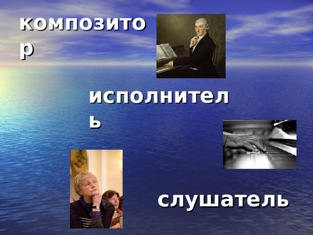 композитор исполнитель слушатель 