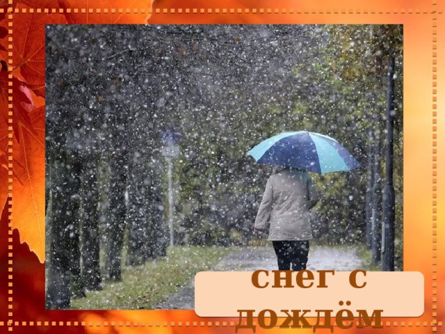 снег с дождём 