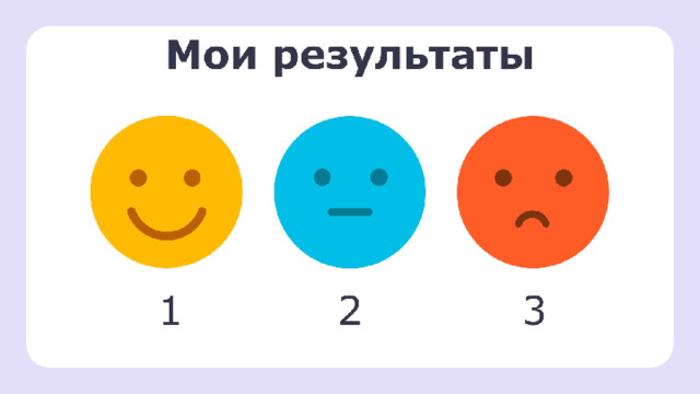  Мои результаты Проверка рабочих листов. Самооценка ученика Учитель может предложить детям оценить степень трудности выполнения заданий и удовлетворенности своим результатом. На рабочем листе около каждого задания дети рисуют соответствующий стикер.  — Ребята, с помощью вот таких стикеров вы можете оценить результат выполненных заданий. — Нарисуйте первый стикер, если справились с заданием легко и успешно. — Нарисуйте второй стикер, если было трудно, но вы справились. — Нарисуйте третий стикер, если задание оказалось трудным и для его выполнения нужна помощь. 2 3 1  