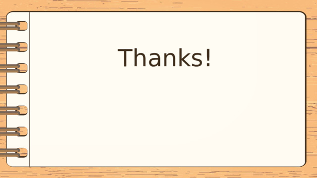 Thanks! 