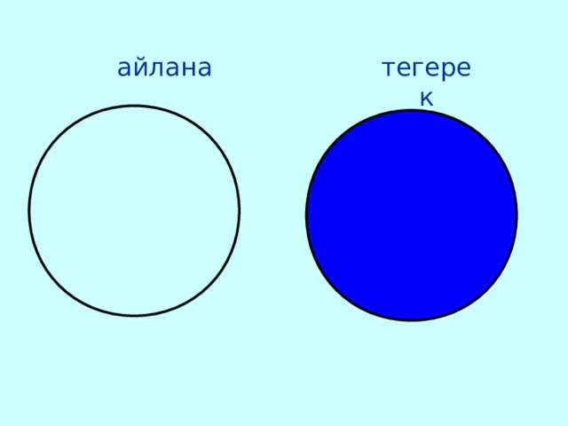 тегерек айлана  