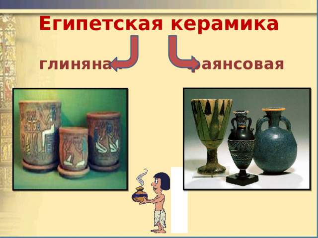 Египетская керамика глиняная фаянсовая 