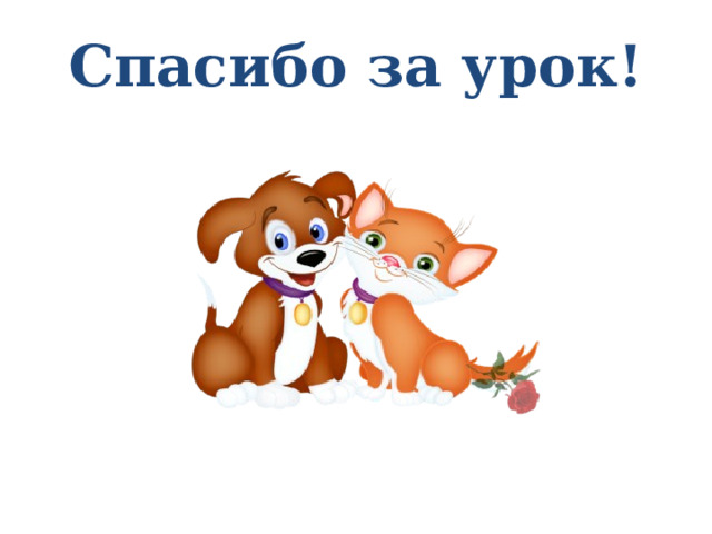 Спасибо за урок! 