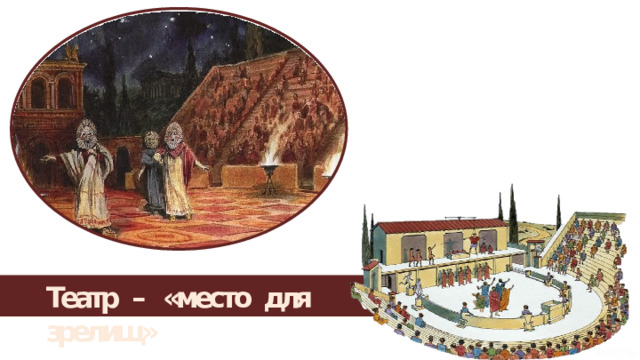 Театр  –  «место  для  зрелищ» 