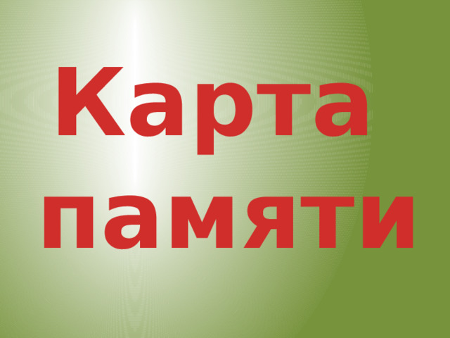 Карта памяти 