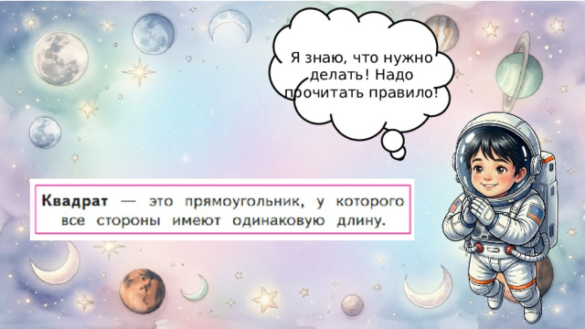 Я знаю, что нужно делать! Надо прочитать правило! 