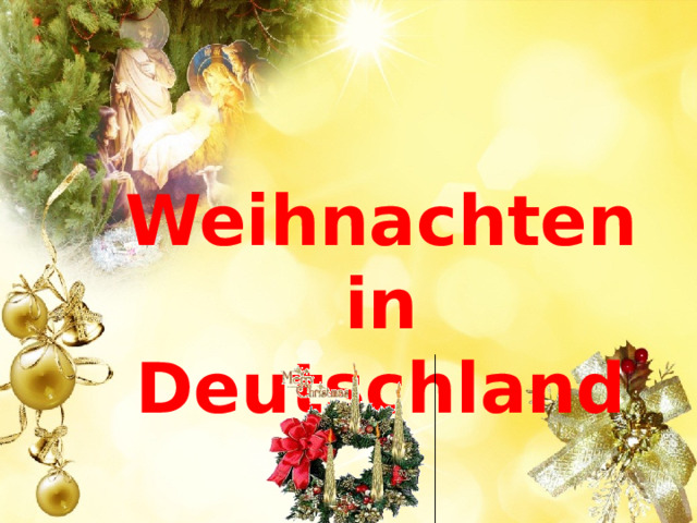  Weihnachten  in Deutschland 