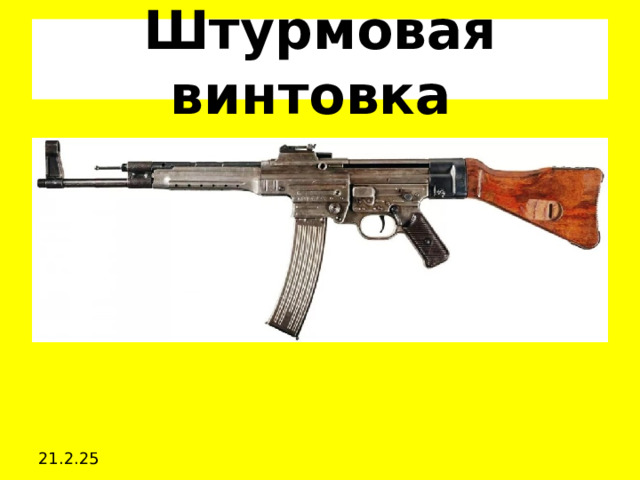Штурмовая винтовка 21.2.25 