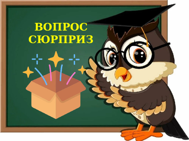 ВОПРОС СЮРПРИЗ 