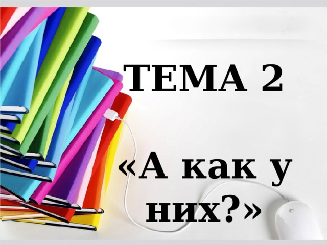 ТЕМА 2  «А как у них?» 
