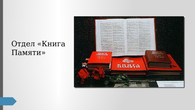 Отдел «Книга Памяти» 