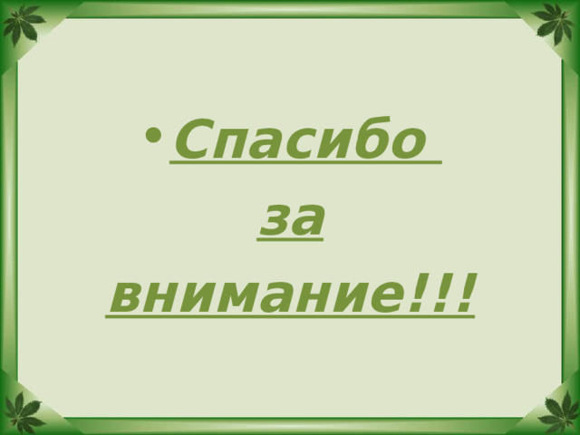 Спасибо за внимание!!! 