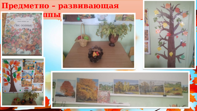 Предметно – развивающая среда группы 