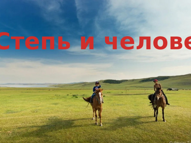 Степь и человек 