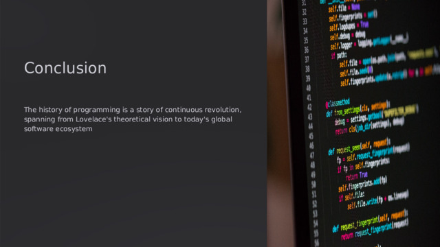 Презентация The history of the programmer's profession.