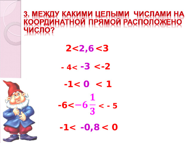 2,6  2 -3  - 4 -1  0 -6  -0 , 8 -1  