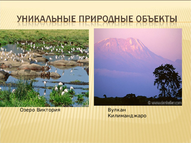 Озеро Виктория Вулкан Килиманджаро 