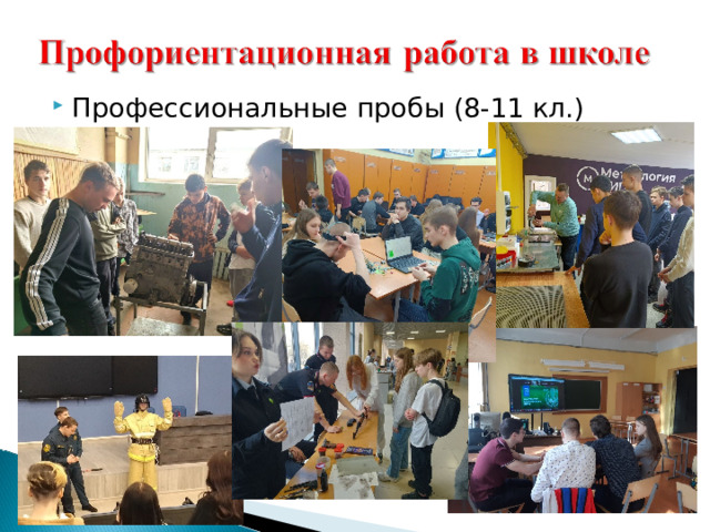 Профессиональные пробы (8-11 кл.) 