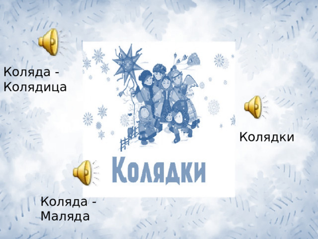 Коляда - Колядица Колядки Коляда - Маляда 