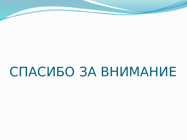 СПАСИБО ЗА ВНИМАНИЕ 