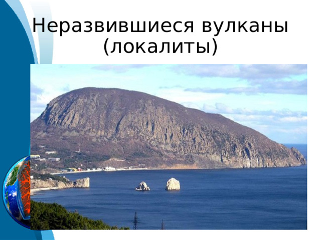 Неразвившиеся вулканы (локалиты) 