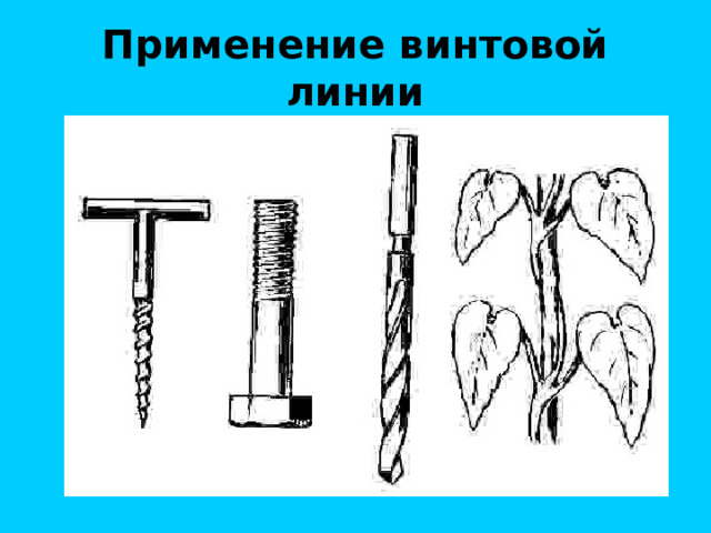 Применение винтовой линии 