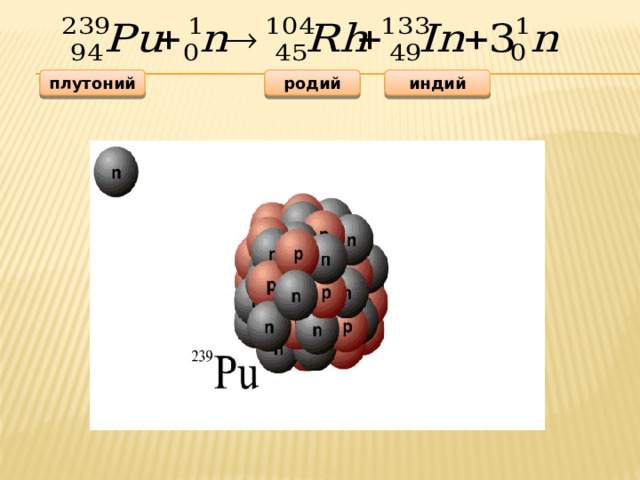 плутоний индий родий 