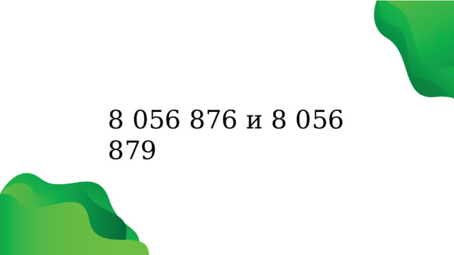 8 056 876 и 8 056 879 