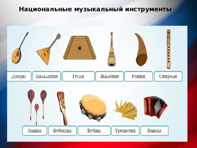 Национальные музыкальный инструменты орромрм  