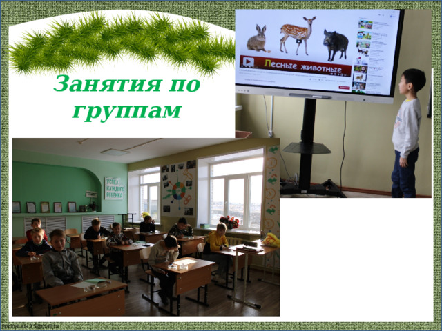 Занятия по группам 