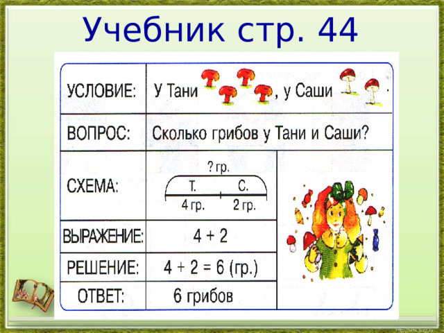 Учебник стр. 44 