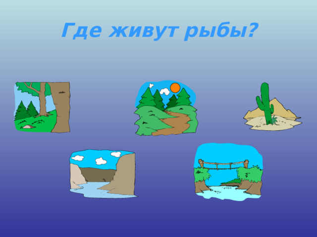 Где живут рыбы? 