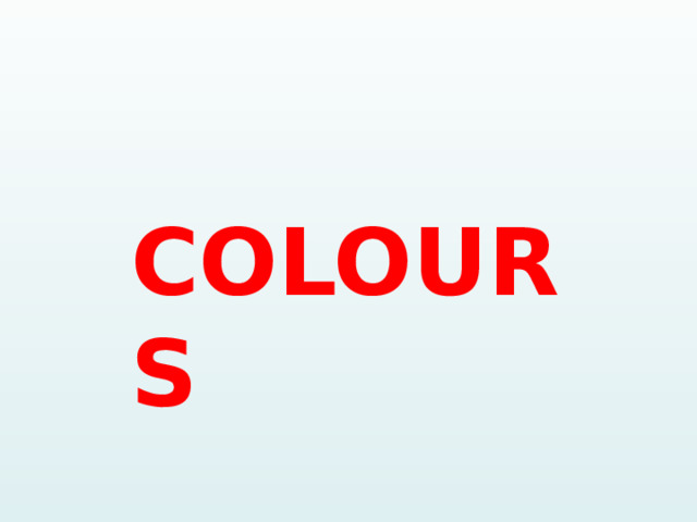  COLOURS  