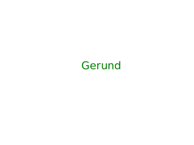 Gerund 