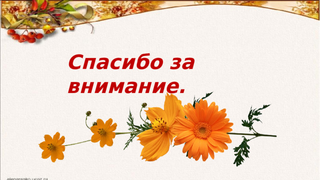 Спасибо за внимание. 