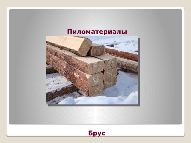 Пиломатериалы Брус 