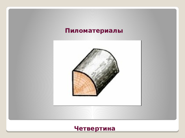 Пиломатериалы Четвертина 