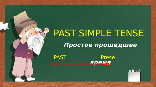 PAST SIMPLE TENSE Простое прошедшее время Present PAST 