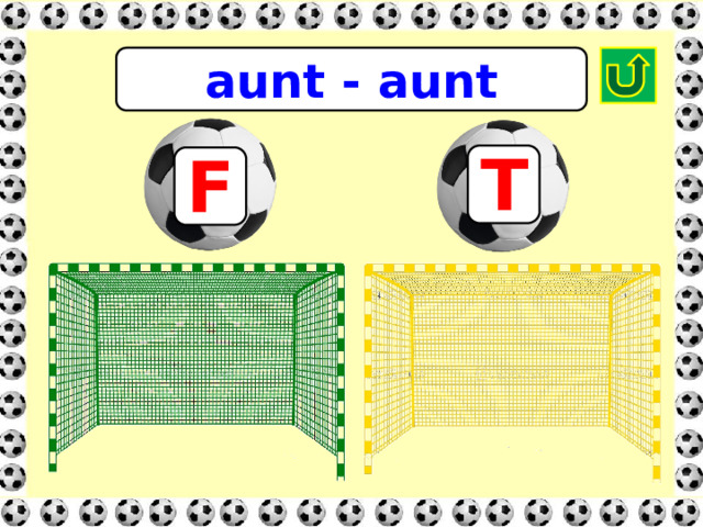 aunt - aunt T F 