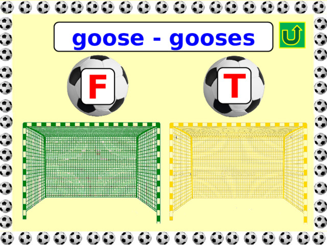 goose - gooses T F 