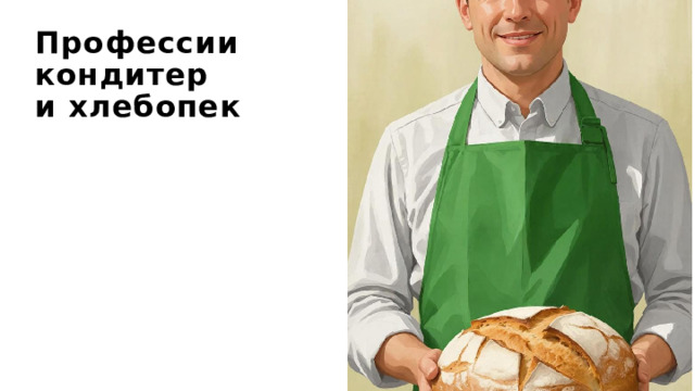 Профессии кондитер и хлебопек  