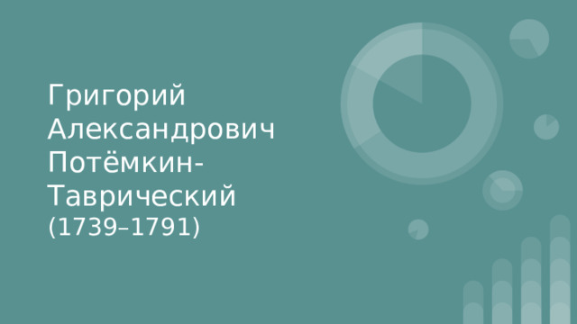Григорий Александрович Потёмкин-Таврический  (1739–1791) 