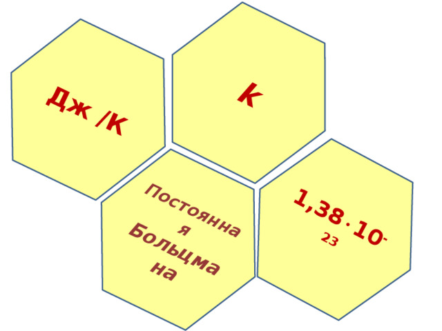 Дж /К Постоянная Больцмана 1,38  10 -23 k 