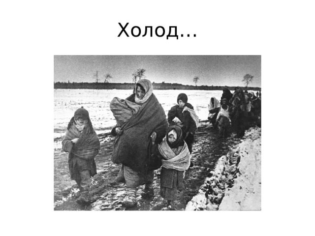 Холод… 
