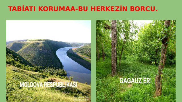 TABİATI KORUMAA-BU HERKEZİN BORCU. 