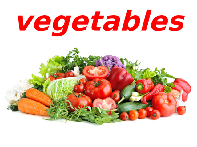 vegetables 
