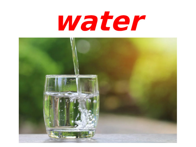 water 